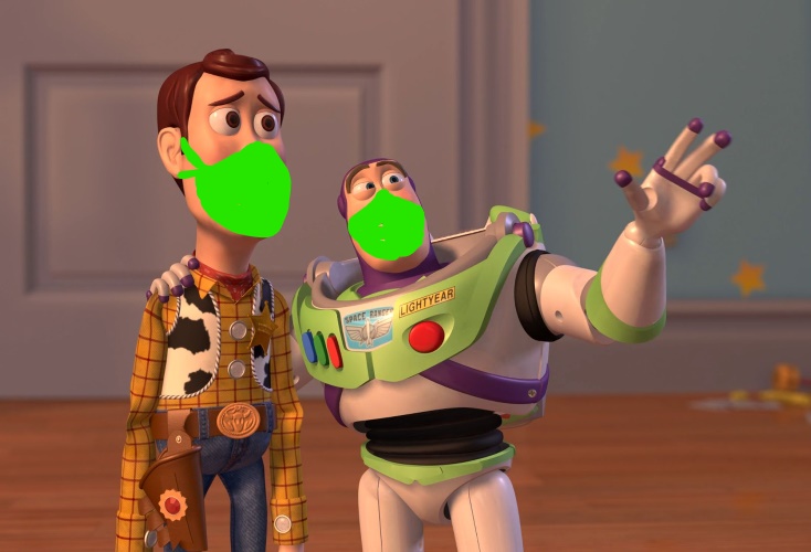woody and buzz Blank Meme Template