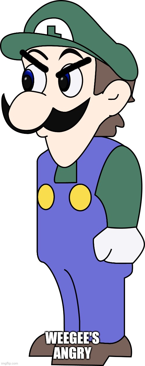 Weegee | WEEGEE'S ANGRY | image tagged in weegee | made w/ Imgflip meme maker