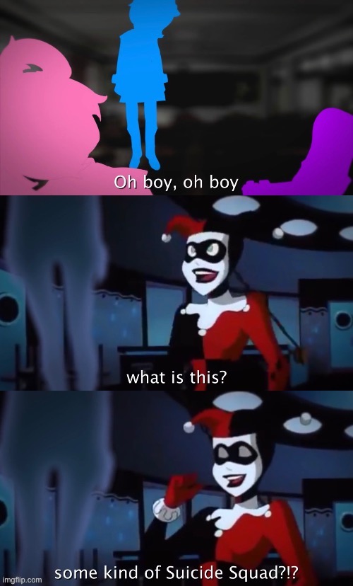 Some Kind Of Suicide Squad | image tagged in some kind of suicide squad,memes,harley quinn,ddlc,suicide squad | made w/ Imgflip meme maker