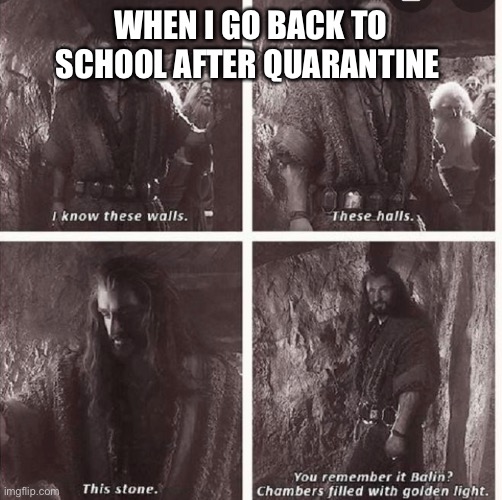 WHEN I GO BACK TO SCHOOL AFTER QUARANTINE | made w/ Imgflip meme maker