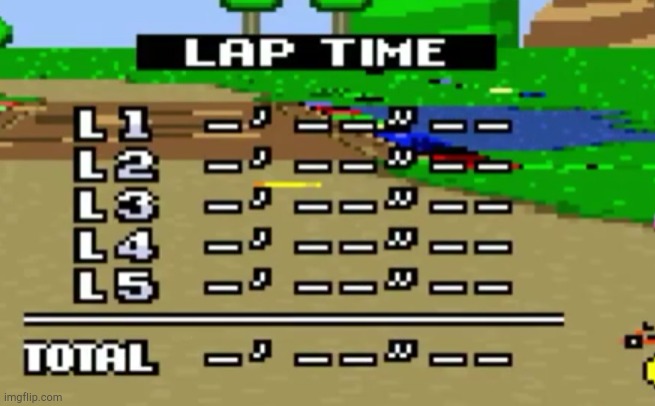 Corrupted Lap Time | image tagged in corrupted lap time | made w/ Imgflip meme maker