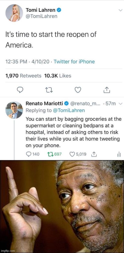Renato thinking big here. | image tagged in this morgan freeman,memes,funny,politics,tomi lahren | made w/ Imgflip meme maker