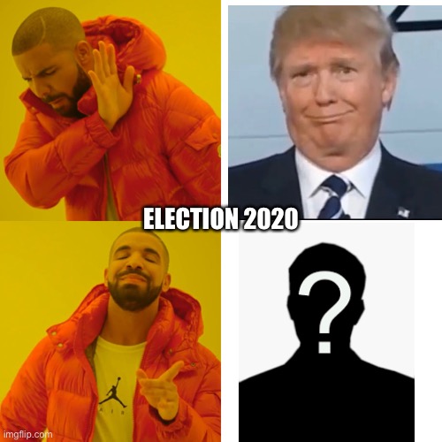 Drake Hotline Bling | ELECTION 2020 | image tagged in memes,drake hotline bling | made w/ Imgflip meme maker