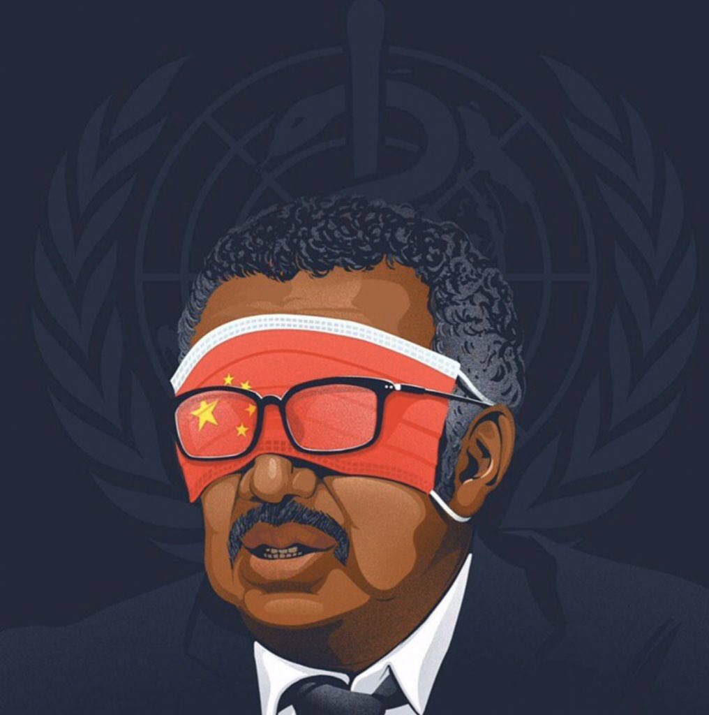 Corona Tedros China Blank Meme Template