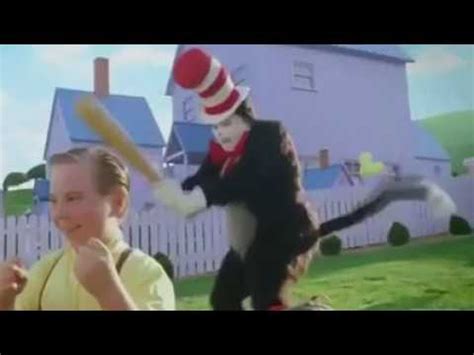 High Quality Cat In the hat with baseball bat...oh that rhymed Blank Meme Template