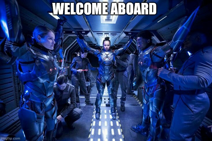 WELCOME ABOARD | made w/ Imgflip meme maker