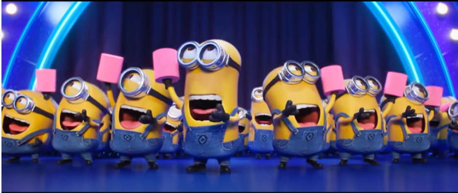 High Quality Despicable Me 3 Sing Scene Blank Meme Template