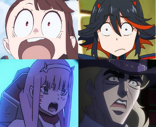 High Quality Anime Shocked Blank Meme Template