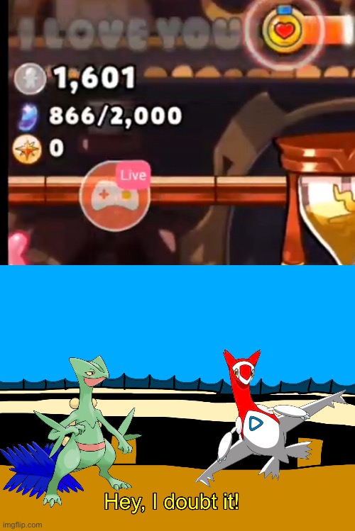 Was watching a cookie run live stream and saw this | image tagged in hey i doubt it michael | made w/ Imgflip meme maker