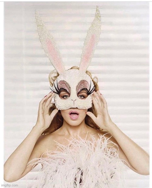 Easter bunny ears masquerade mask | image tagged in kylie easter,easter,mask,happy easter,beautiful woman,cute | made w/ Imgflip meme maker