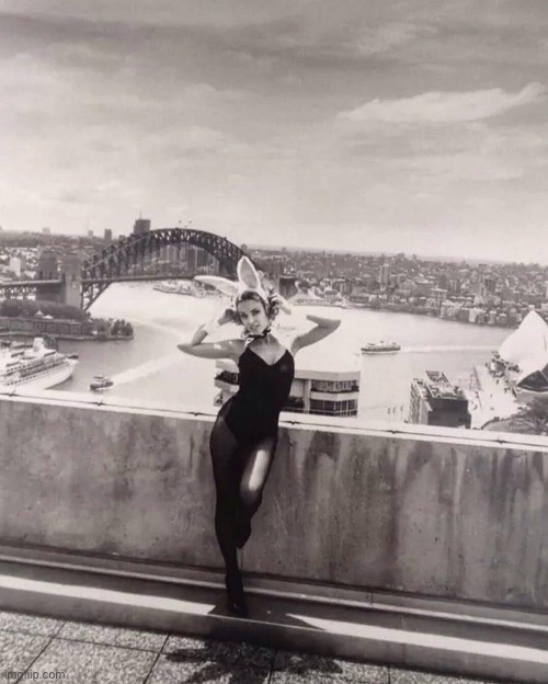 Photo shoot in Sydney, 1995 | image tagged in kylie sydney,australia,playboy,bunny,black and white,photography | made w/ Imgflip meme maker