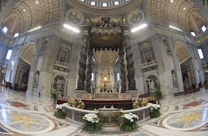 High Quality St. Peter's Basilica Altar Blank Meme Template