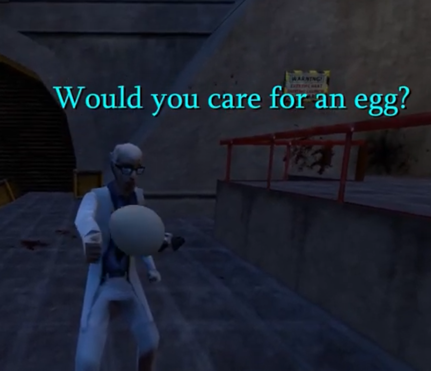 Bubby “Would cafe for an egg?” Blank Meme Template