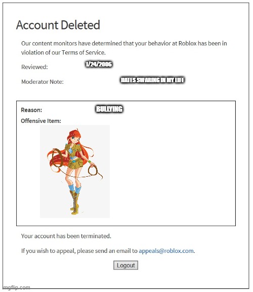 Roblox account deletion should result in a DevForum ban - #87 - Forum  Features - Developer Forum