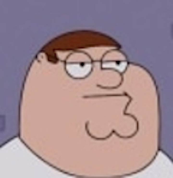 Unamused Peter Griffin Blank Meme Template