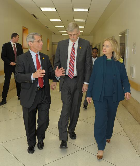 High Quality Anthony Fauci and Hillary Clinton Blank Meme Template