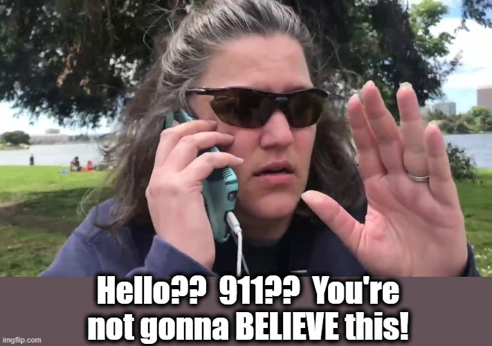 Hello??  911??  You're not gonna BELIEVE this! | made w/ Imgflip meme maker