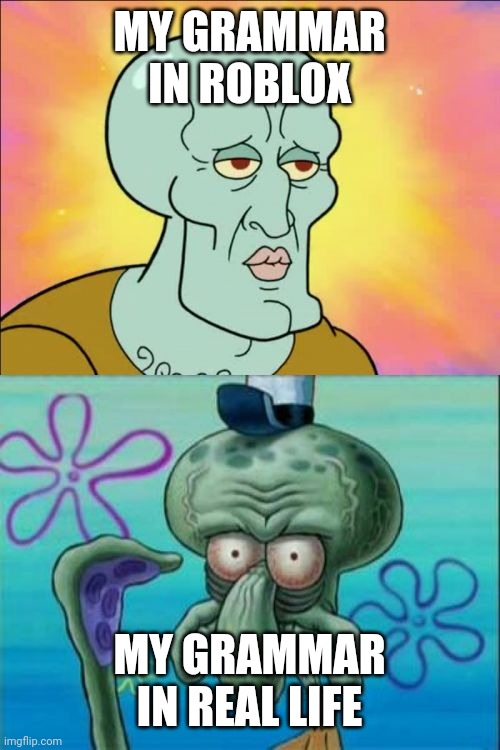 Squidward Meme Imgflip - roblox character real life meme