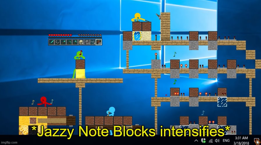 *Jazzy Note Blocks intensifies* | made w/ Imgflip meme maker