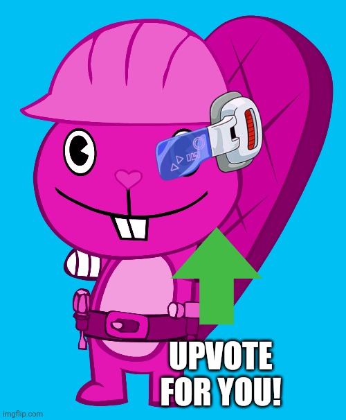 Crandy With A Scouter | UPVOTE FOR YOU! | image tagged in crandy with a scouter | made w/ Imgflip meme maker