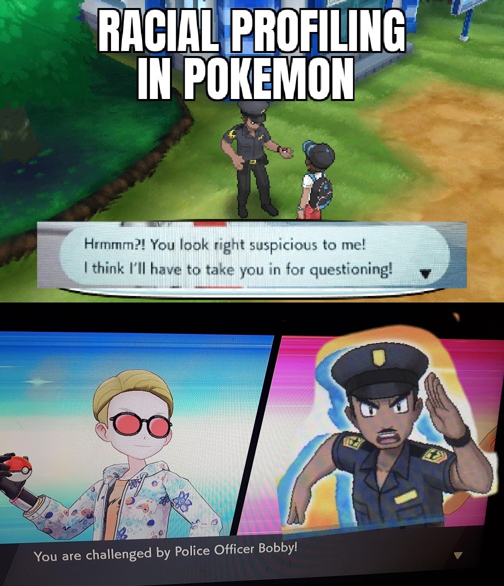 High Quality Pokemon cop memes Blank Meme Template