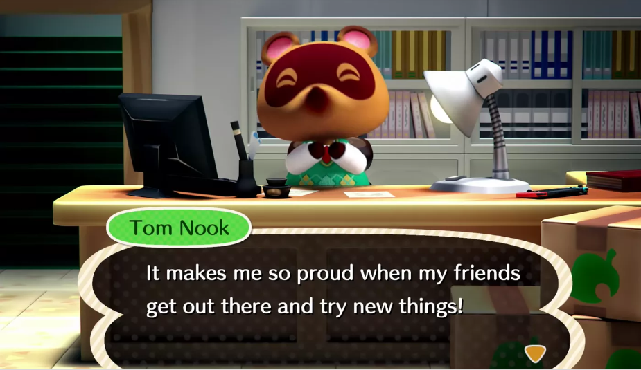 High Quality Tom Nook happy Blank Meme Template