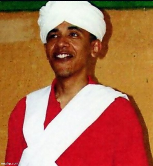 young obama Muslim  | image tagged in young obama muslim | made w/ Imgflip meme maker