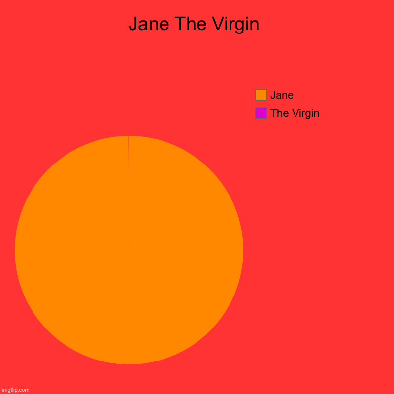 Jane The Virgin | The Virgin, Jane | image tagged in charts,pie charts | made w/ Imgflip chart maker