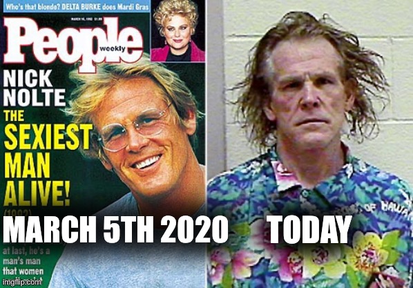 The Rona | TODAY; MARCH 5TH 2020 | image tagged in coronavirus,covid19,nick nolte | made w/ Imgflip meme maker