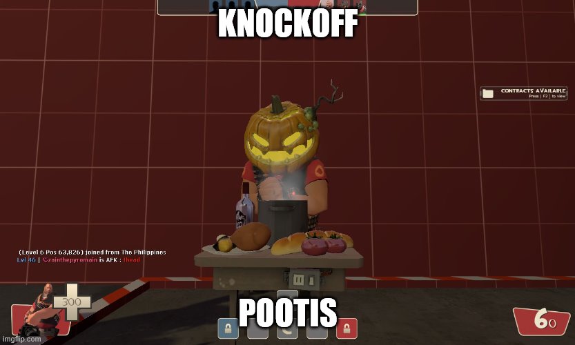 Knockoff Pootis | KNOCKOFF; POOTIS | image tagged in tf2 | made w/ Imgflip meme maker
