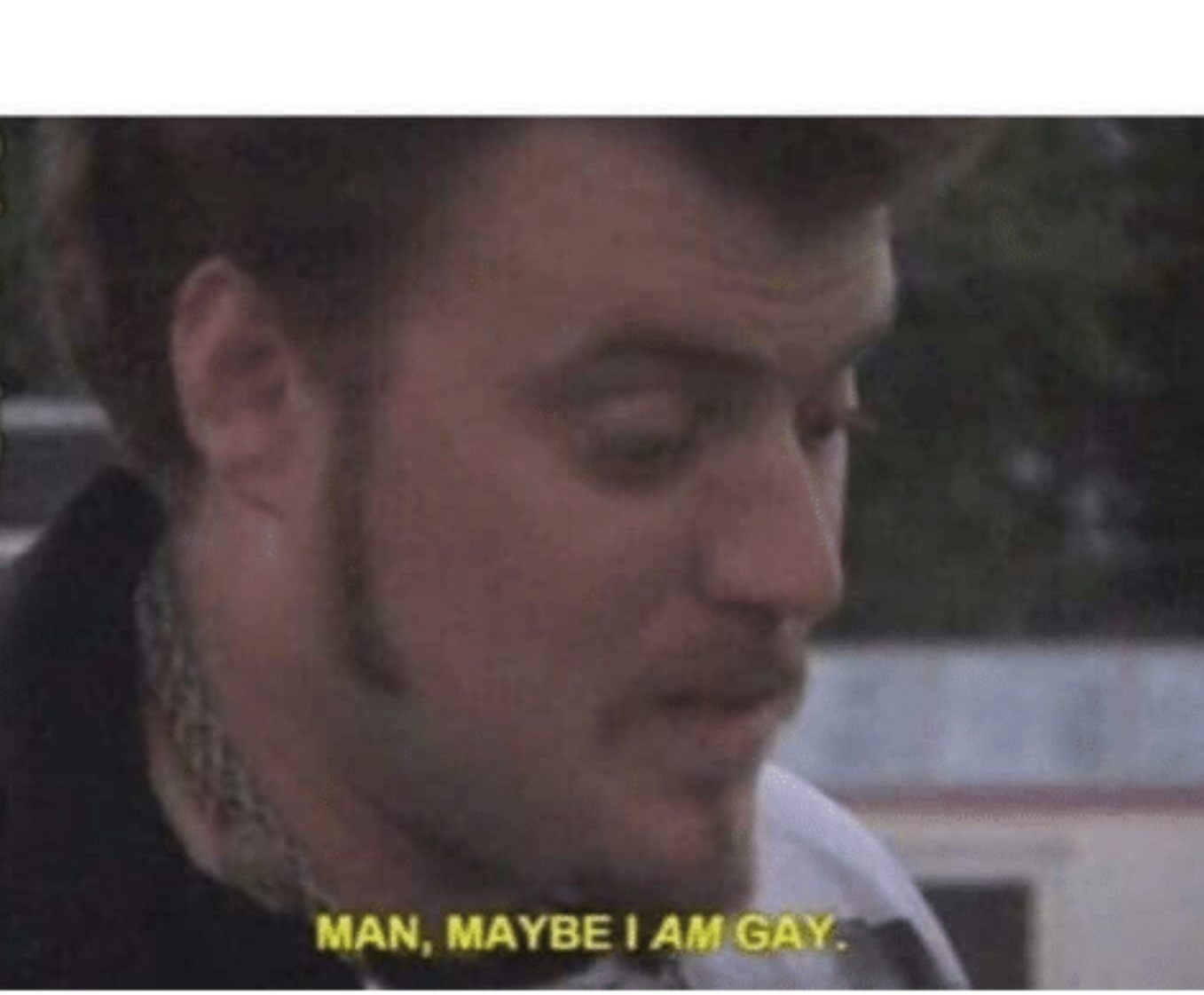High Quality maybe i am gay Blank Meme Template