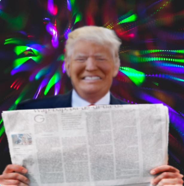 High Quality Tripped up Trump Blank Meme Template