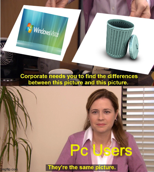 They're The Same Picture | Pc Users | image tagged in memes,they're the same picture | made w/ Imgflip meme maker