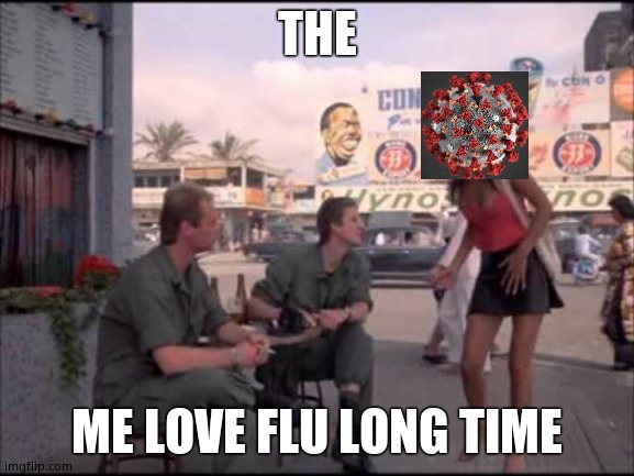 THE ME LOVE FLU LONG TIME | made w/ Imgflip meme maker