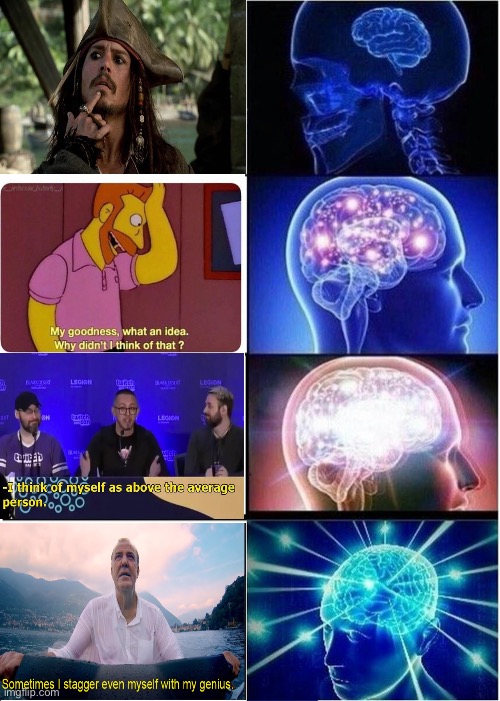 Evolution of Thought | image tagged in memes,expanding brain | made w/ Imgflip meme maker