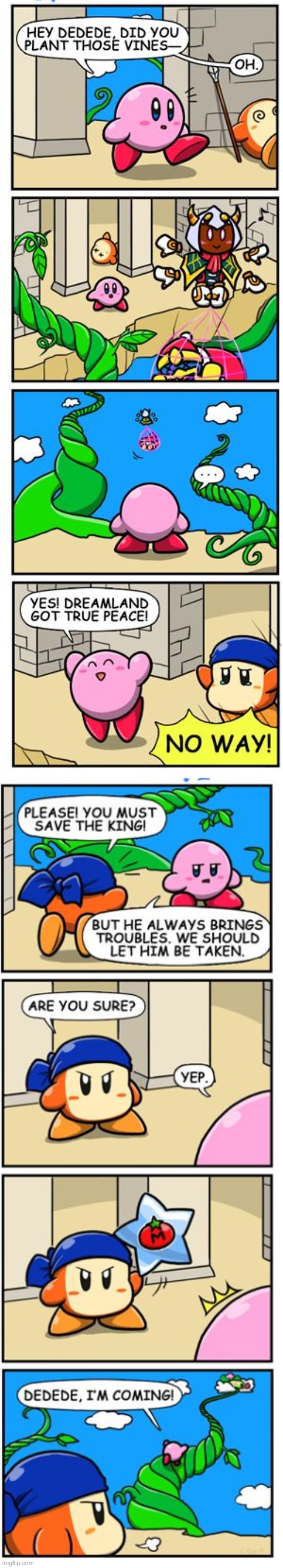 Kirby's REAL motivation in Triple Deluxe: | made w/ Imgflip meme maker