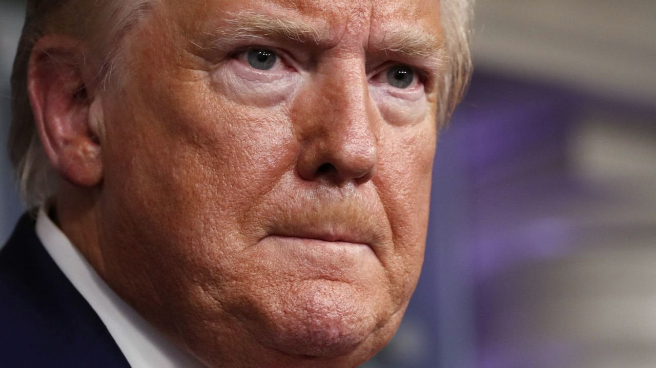 Trump unstable at briefings Blank Meme Template