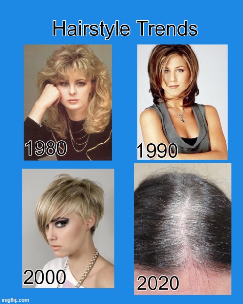 Hairstyle Trends | image tagged in hairstyle,stay home | made w/ Imgflip meme maker
