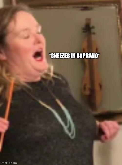 *SNEEZES IN SOPRANO* | made w/ Imgflip meme maker