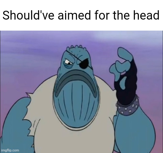 Should've aimed for the head | image tagged in spongebob movie,bubble blowing double baby,thanos snap | made w/ Imgflip meme maker
