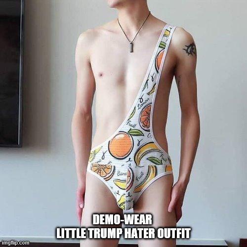 Little Trump Hater - Fashionwear | DEMO-WEAR 
 LITTLE TRUMP HATER OUTFIT | image tagged in trump hater | made w/ Imgflip meme maker