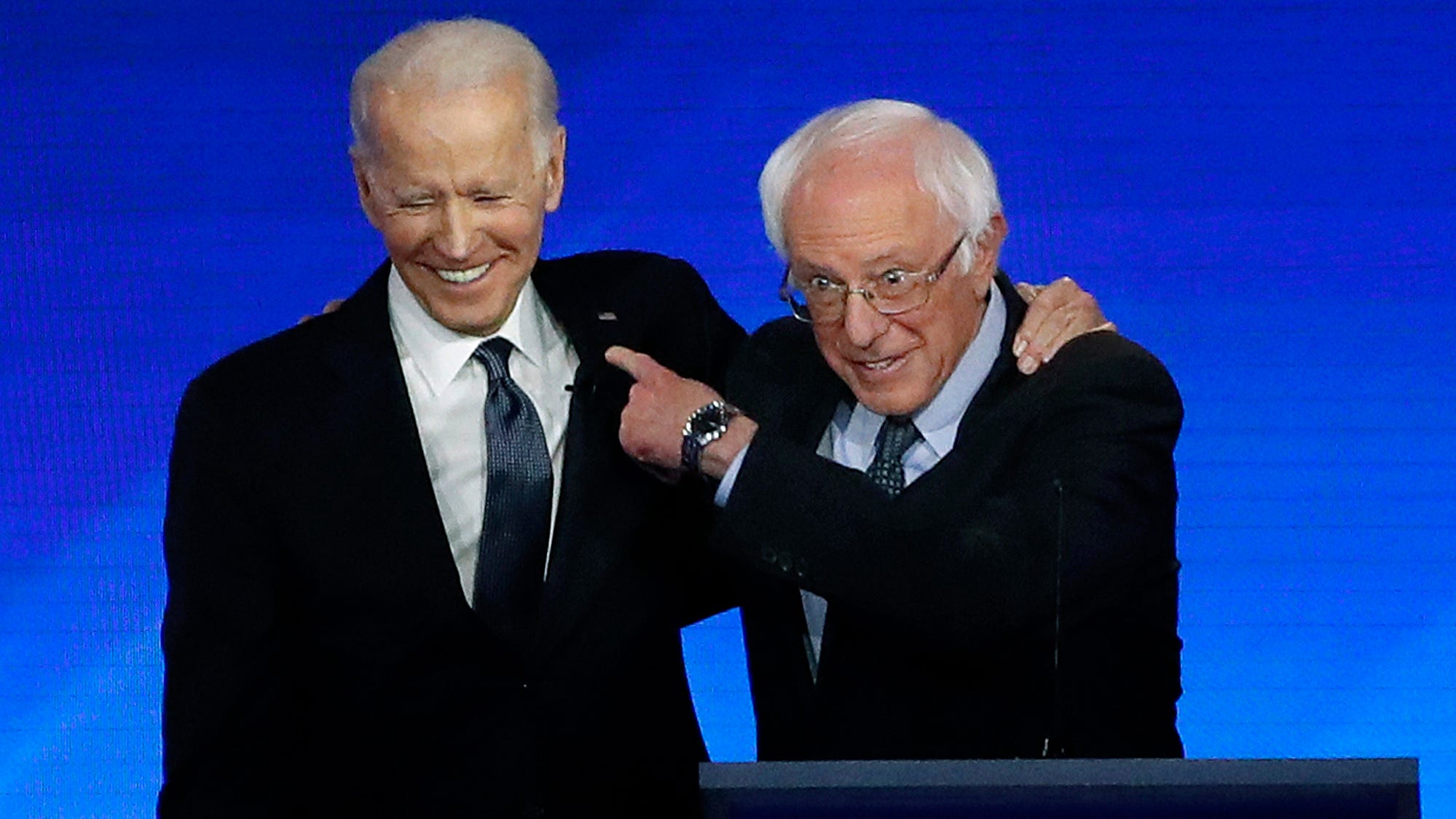 Bernie and Joe Blank Meme Template