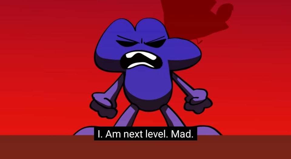 BFB I am next level mad Blank Meme Template