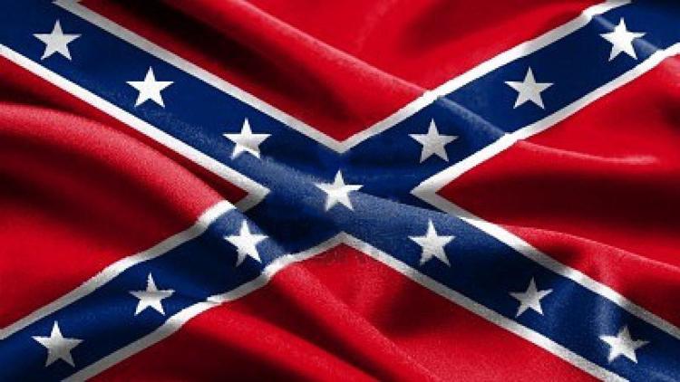 Confederate Battle flag Blank Meme Template