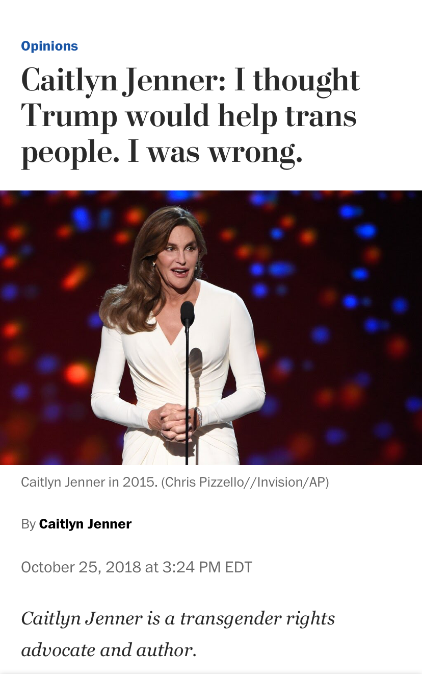 Caitlyn Jenner Trump Blank Template - Imgflip