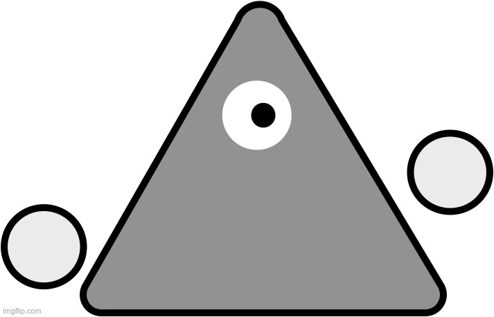 Disk the... triangle? Whatever Luno is. | image tagged in disk the triangle | made w/ Imgflip meme maker