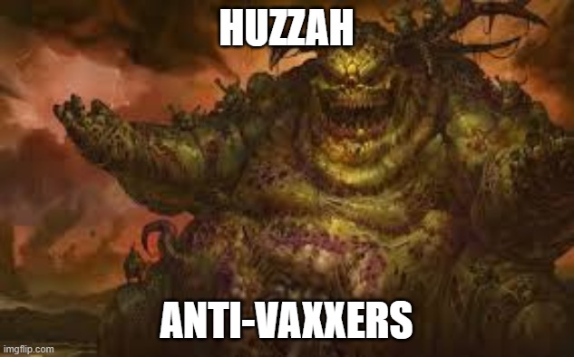 HUZZAH; ANTI-VAXXERS | made w/ Imgflip meme maker