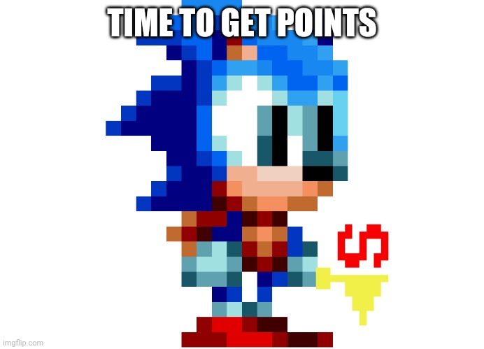 TIME TO GET POINTS | image tagged in sonic the hedgehog,super smash bros,item | made w/ Imgflip meme maker