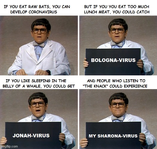 Dr. Jack Badofsky | image tagged in tim kazurinsky,coronavirus,snl,dr jack badofsky | made w/ Imgflip meme maker