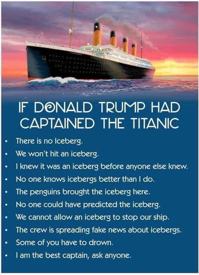Donald Trump Titanic Blank Meme Template